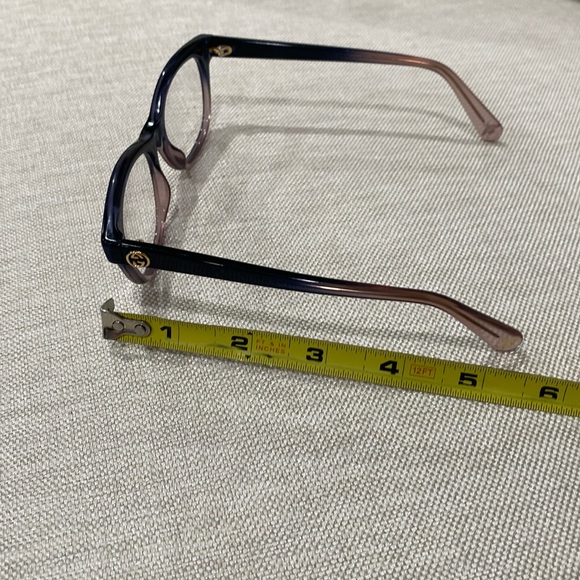 GUCCI GG logo, bee 🐝, star ⭐️ eye glasses 🕶️ GG made in Italy with green case - Picture 14 of 16